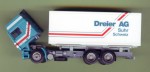 herpa-Modell eines Vovol-LKWs mit Motornachbildung 