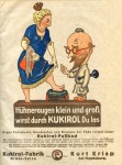 Werbeblatt für Kukirol (Januar 1924)