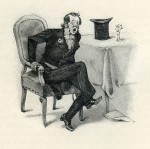 Der geleimte Liebhaber. Vignette aus der Novelle "Syndetikon"