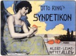 fulda609 Jugendstil-Grafik von Ferdinand Schulz-Wettel für Syndetikon von 1899