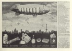 odol-zeppelin Zeppelin "bombardiert" Berlin mit Odol-Produkten (1930)