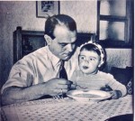 Werner Kohlmeyer mit Töchterlein