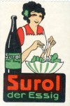 schindelbeck_surol_300 Reklamemarke für Surol (d.i. SaUeRkOhL) von 1905