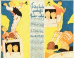 Pergamin-Blatt mit Syndetikon-Werbung (30er Jahre)