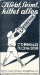 Zeitungsanzeige für Syndetikon (1901)