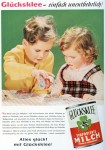gluecksklee021 Anzeige für Glücksklee-Dosenmilch (1958)
