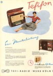 1955tefifon Anzeige für das Tefifon von 1955